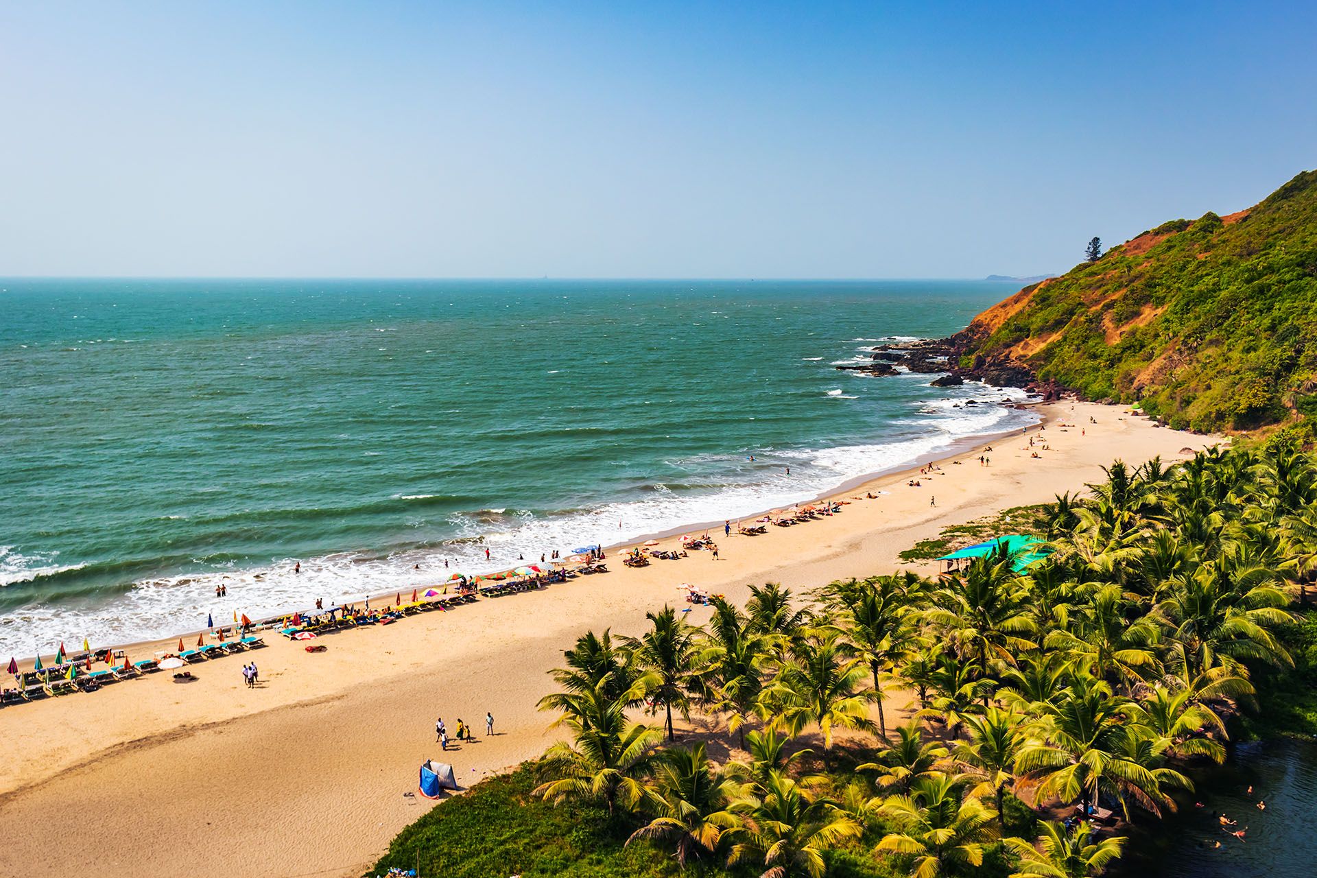 Vagator beach in Goa, India © Shutterstock